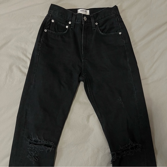 Agolde Cherie High Rise Straight in Distortion - Picture 3 of 5